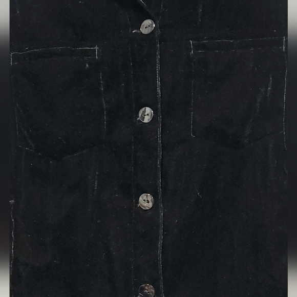 Vintage Chico's Patchwork Silk- Polyester Blend Button Jacket - Picture 4 of 6